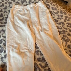 Reformation Cream Sweatpants